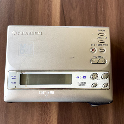 Pioneer ポータブルMDレコーダー PMD-R1 本体のみ　送料無料 Pioneer ポータブルMDレコーダー PMD-R1 - メルカリ