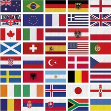 Fahne Länderflagge 90 cm x 150 cm Flagge Nationalflagge 90x150 cm Hissflagge