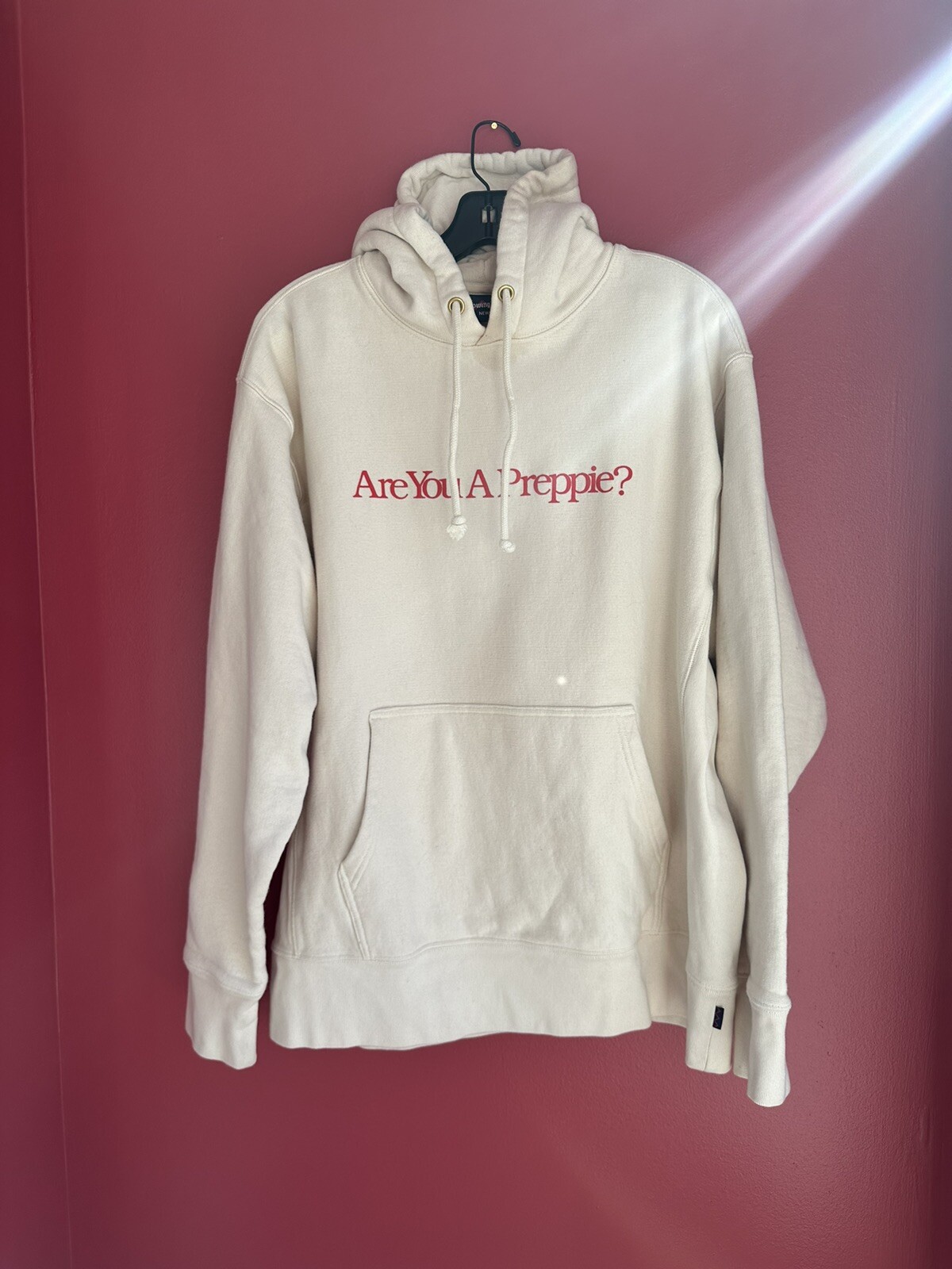 FILA Felpa con cappuccio Rowing Blazers Are You A Preppie French Terry trama pesante crema XXL