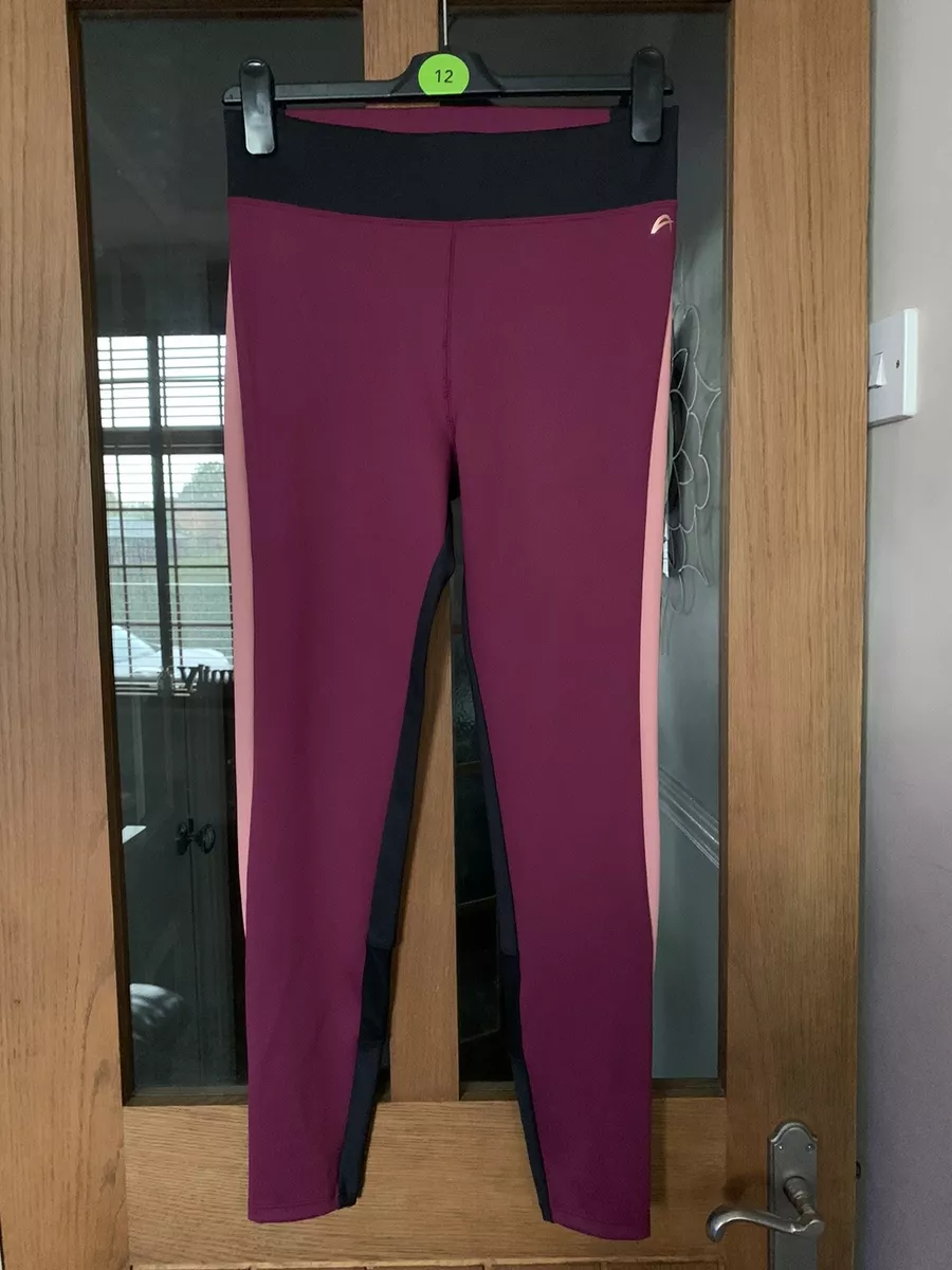 F & F ACTIVE AT TESCO FULL LENGTH SPORTS LEGGINGS SIZE 12 BNWOT