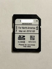 2014 2015 Forester Navigation GPS Map Data Sd Card. Genuine Part. 86283SG620
