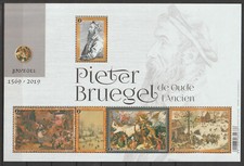 Belgium - Sheet - 2019 - COB BL282** - Painter Pieter Bruegel - MNH -