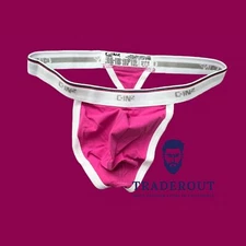 C-IN2 men Pierre Pink ThrowBack cotton G-string Thong underwear size S M L XL