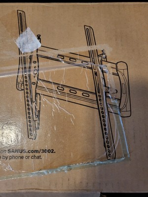 Made for Amazon Universal Tilting TV Wall Mount for 32-55'' TVs and Compatible wi