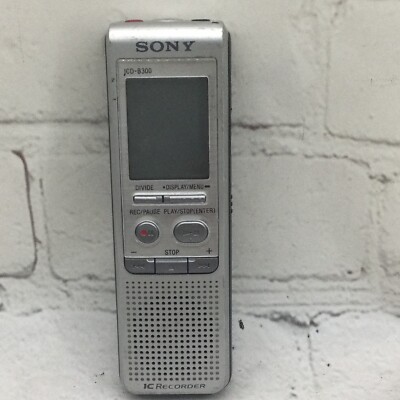 sony-digital-pocket-automatic-voice-recorder-fm-radio-icd-b300-tested
