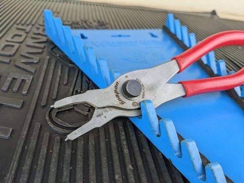 #aq394 Snap-On Tools SRPC7045 Convertible 7-1/2" Snap Retaining Ring Pliers - Bild 2 von 10