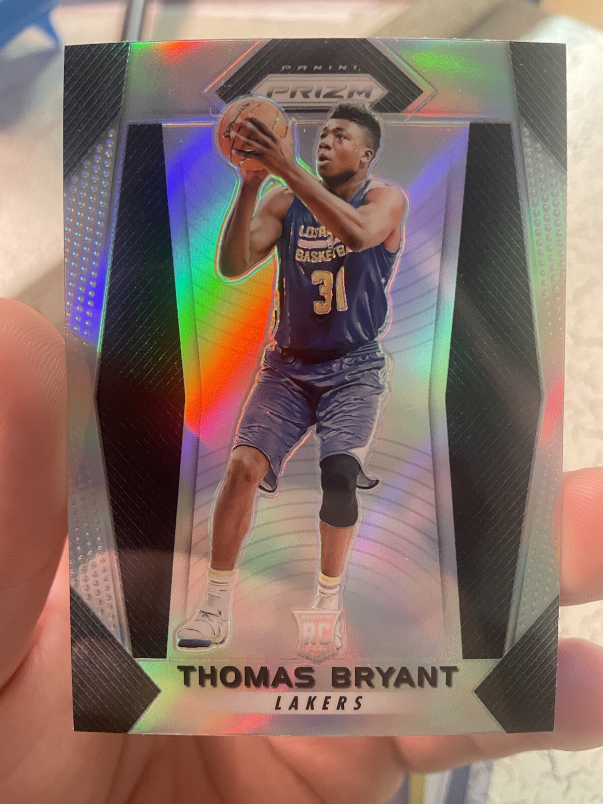2017-18 Panini Prizm Silver Thomas Bryant Rookie #281 Los Angeles Lakers🔥🏀