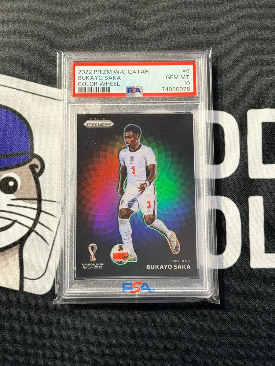 PANINI obsidian BUKAYO SAKA PSA10 ブカヨ サカ Bukayo Saka 2023-24 Panini Obsidian 6 Black Color Blast PSA 10