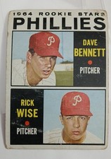 1964 Topps - High # Rick Wise, Dave Bennett #561 (RC)