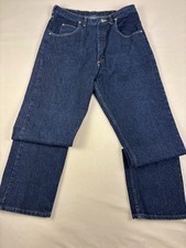 Vintage Wrangler Jeans Men's 36x34 Made in USA Dark Wash
