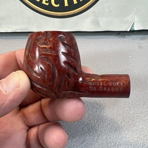 VINTAGE ROYAL DUKE DR GRABOW TOBACCO PIPE IMPORTED BRIAR 5" Hand Carved Smoke