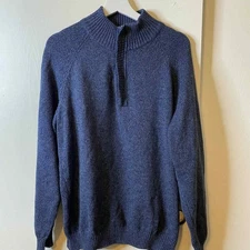 Weatherproof Vintage L Large 100% Cotton Pullover Sweater 1/4 Zip NWT Msrp $75