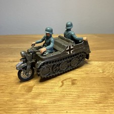 Vintage Britians Deetail German Kettenkrad with 2 original crew