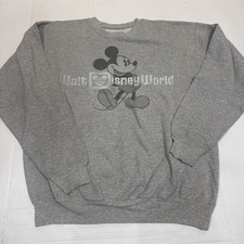 Vintage Walt Disney World Sweatshirt Size L Mickey Mouse Disney Parks Authentic