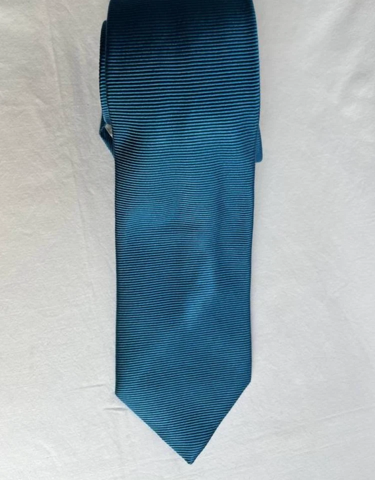 Turnbull & Asser London 100% Seda Juego de 2 Corbatas Azul Hechas a Mano Inglaterra Foto 3 de 4