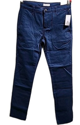 NWT US Polo Chino Pants Black Mallet Slim Straight Mens 30 X 32 Navy Blue