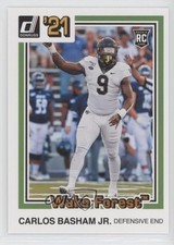 2021 Panini Chronicles Draft Picks Donruss Retro Orange Carlos Basham Jr 0il7