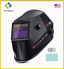 Auto Darkening Solar Power Weld Helmet MMA MIG TIG Welder Hood Large Viewed Mask