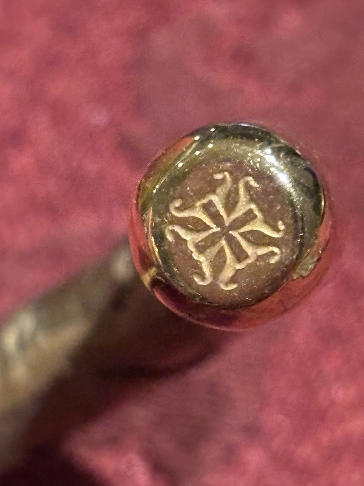 Rustic Cuff Gold Tone Textured Snake Python Style… - image 11