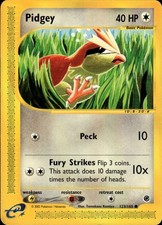 Pidgey 123/165 Common Expedition Base Set Pokemon Lightly Played on eBay