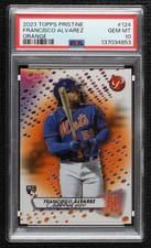 2023 Topps Pristine Orange Refractor 24/25 Francisco Alvarez PSA 10 GEM MT 06bg