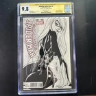 AMAZING SPIDER-MAN #4 CAMPBELL SKETCH VARIANT CGC SS 9.8 FIRST SILK (2014) AUTO