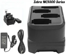4-Slot Battery Charger Cradle for Zebra MC9300 Series P/N:SAC-MC9300-HC4SC1-01