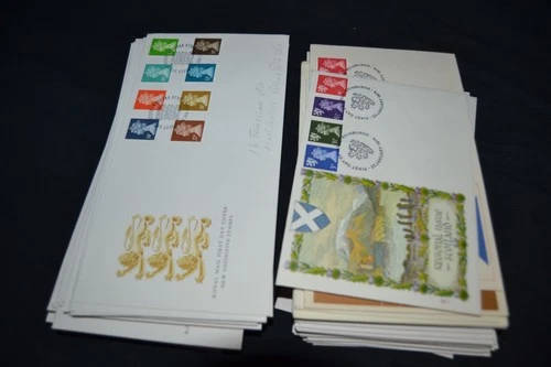 GB first day covers x 100+ all definitive covers and mostly different