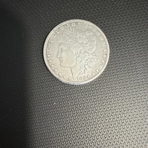 1884 Morgan Silver Dollar $1 Coin 0.9 Fineness US Collectible