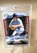 2005 Upper Deck Classics - Post Season Performers Jack Morris #PP-JM Autographs