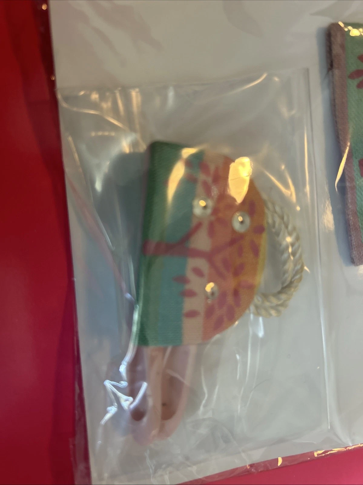 VETEMENTS Vestito Barbie Skipper Vintage Pastelli Soleggiati #1910 Righe Arcobaleno