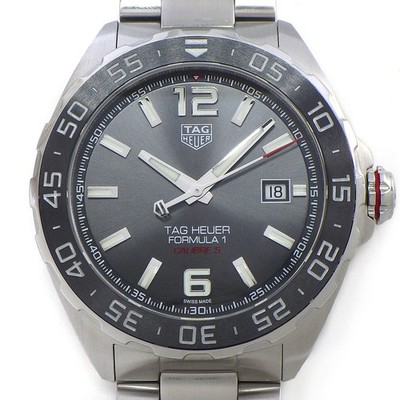 TAG Heuer Watch Formula 1 Calibre 5 WAZ2011.BA0842 Date SS Ceramic Automatic