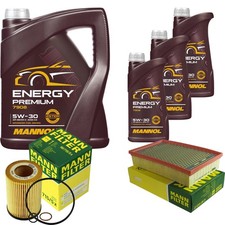 Inspektionspaket 8L MANNOL Energy Premium 5W-30 f�r BMW E65 E66 E67 745i Li 735i