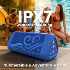 OontZ Ultra Portable Bluetooth Speaker 5.0 - IPX7 Waterproof, 14W Enhanced Sound