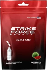 (Free Duty Tax) Strike Force Energy, Watermelon Flavor, Liquid Energy Drink