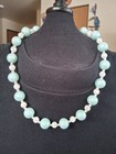 Lot Of 10++Vintage Blue Powder Coated Crackle Beaded Necklaces Trifari Earrings+ — photo 9