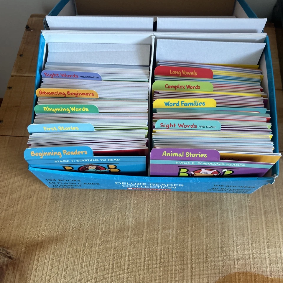 Bob Books Deluxe Reader Collection Scholastic Inc. Complete In Box - Image 2 of 4