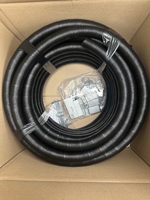 25'  Eupen Cable USA Coaxial Cable Tubing With 20 Butterfly Hangers