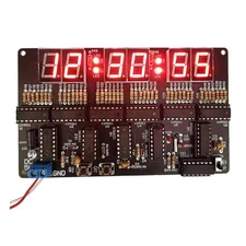 NEW 6-bit Digital Circuit Clock DIY Electronic Kit Electronic Clock Teaching Kit