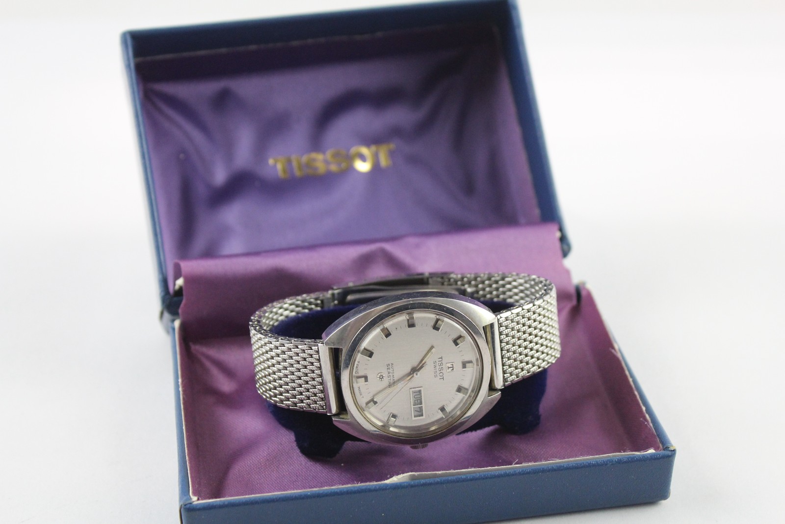 Automatic Seastar Vintage Working Watch Boxed Tissot - vintagewatches.pk