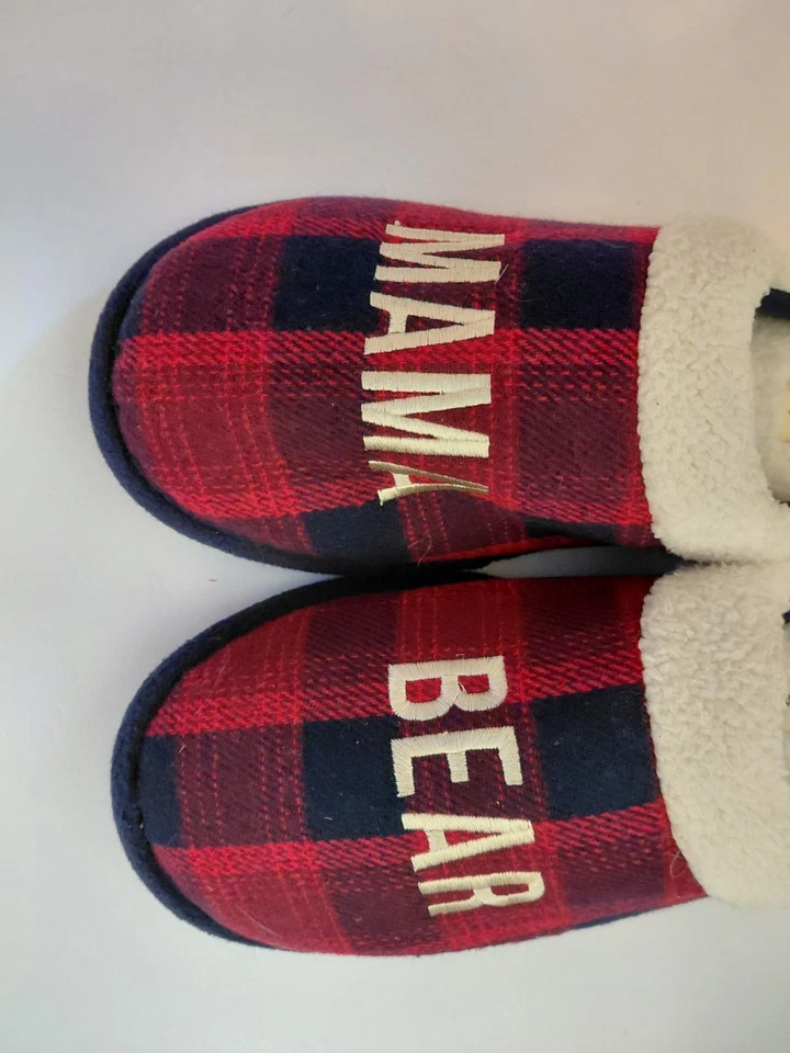 Zapatillas nuevas de espuma viscoelástica Dearfoams gris para mujer talla L 9-10 Foto 4 de 4