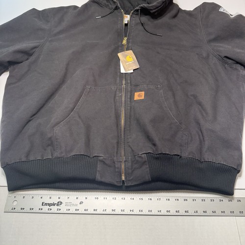 Carhartt J130 BLK 4XL Tall Sandstone Active Jacket Quilted Flannel Lined Neu mit Etikett - Bild 6 von 22