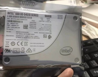 Intel 960GB S4510 SSD SATA III 6Gb/s 2.5'' Internal SSD SSDSC2KB960G801 2.3PB