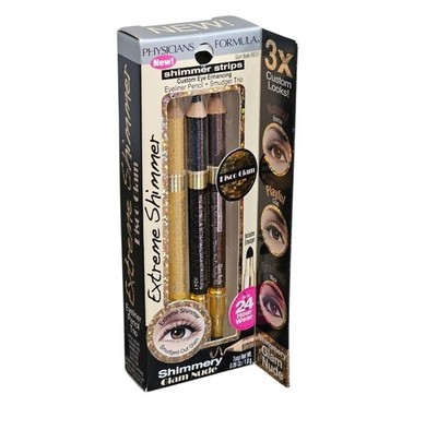Physicians Formula Shimmer Strip 6636 Glam Nude Custom Eye Enhance Eyeliner Trio