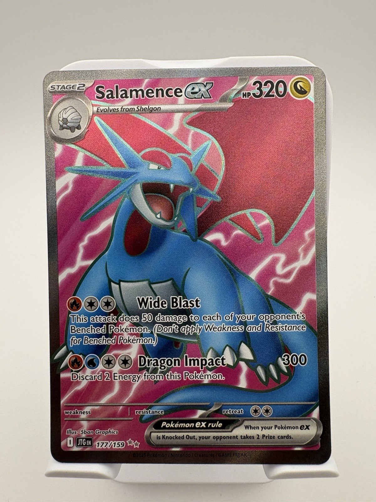 Salamence ex Ultra Rare SV09: Journey Together 177/159 NM