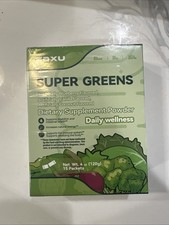 Super Greens Dietary Supplement Powder 15 Packets 04/27 Digestion  Intestinal