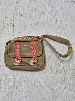 #ad AMERICAN GIRL Lea Clark 2016 Accessories MESSENGER BAG Canvas Purse Embroidered $8.99