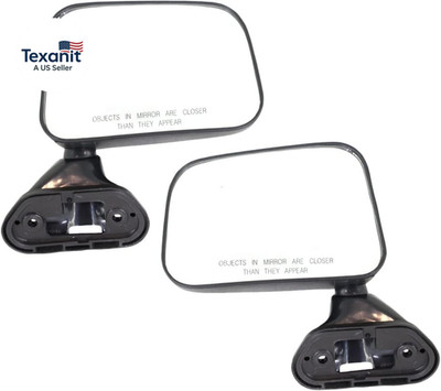 Driver & Passenger Side Mirrors for Toyota Pickup 1989-1995 Textured Models with