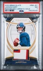 2025 PANINI IMMACULATE COLL REMARKABLE JERSEYS GOLD JAXSON DART RC /10 PSA 7