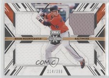 2019 Elite Extra Edition Triple Silhouettes Black 214/399 Ryan Mountcastle 2j2